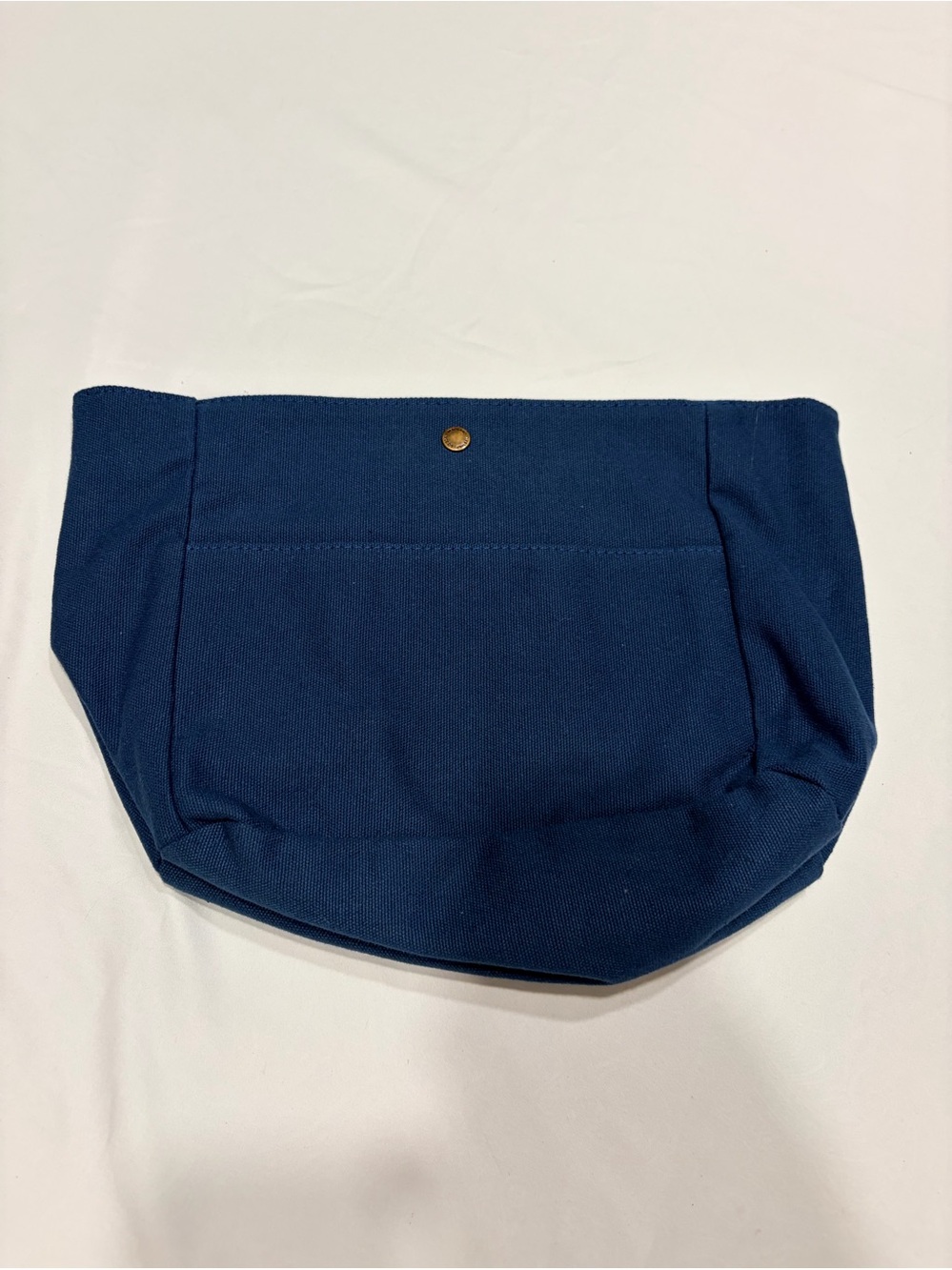 Portland Leather Goods Canvas Purse Bag Organizer Insert Blue Classic Snap